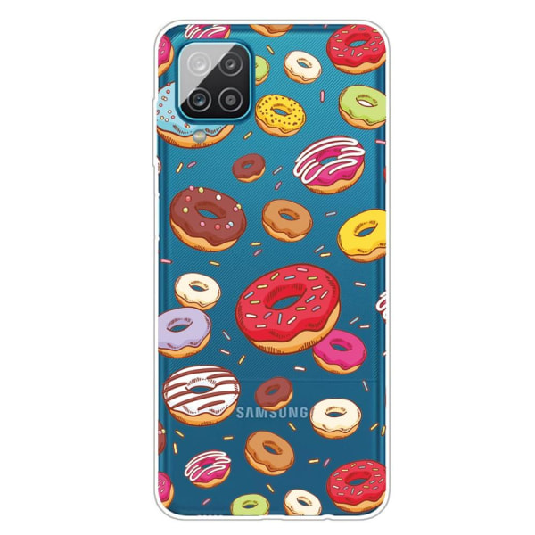 Samsung Galaxy A12 - Skal Med Tryck - Donuts Donuts Donuts