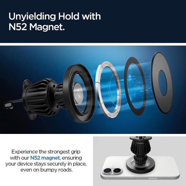Spigen Magnetisk MagSafe Mobilhållare Instrumentbräda / Ventil