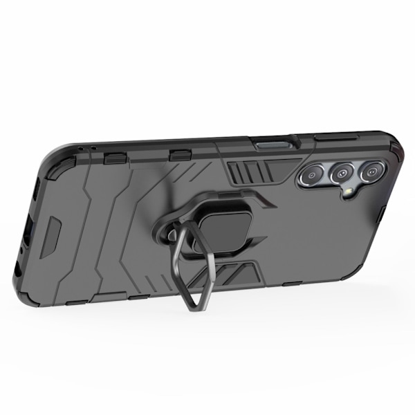 Samsung Galaxy S23 FE Skal Hybrid Armor Ring Svart