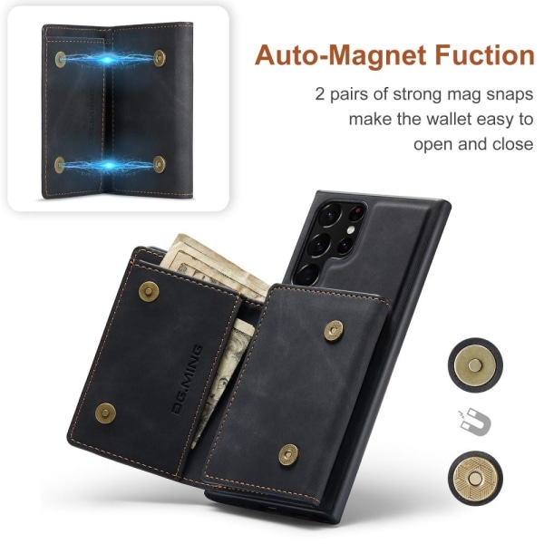 DG.MING Samsung Galaxy S22 Ultra Skal 2in1 Magnetisk Avtagbart K