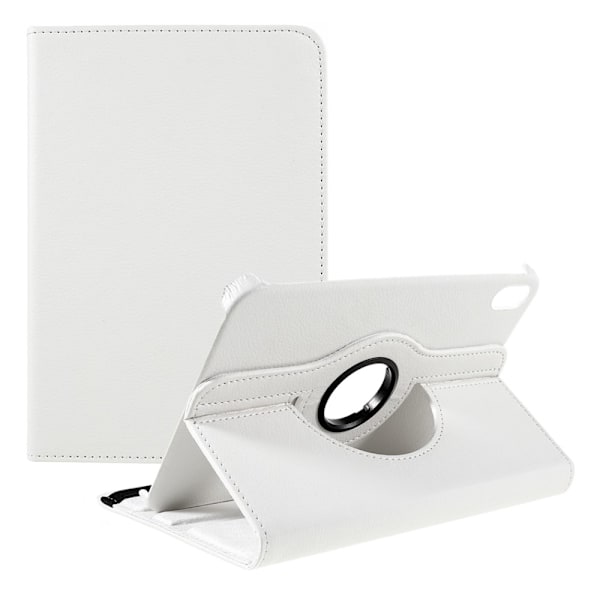 iPad Mini 2024/2021 Fodral 360° Rotation Litchi Vit