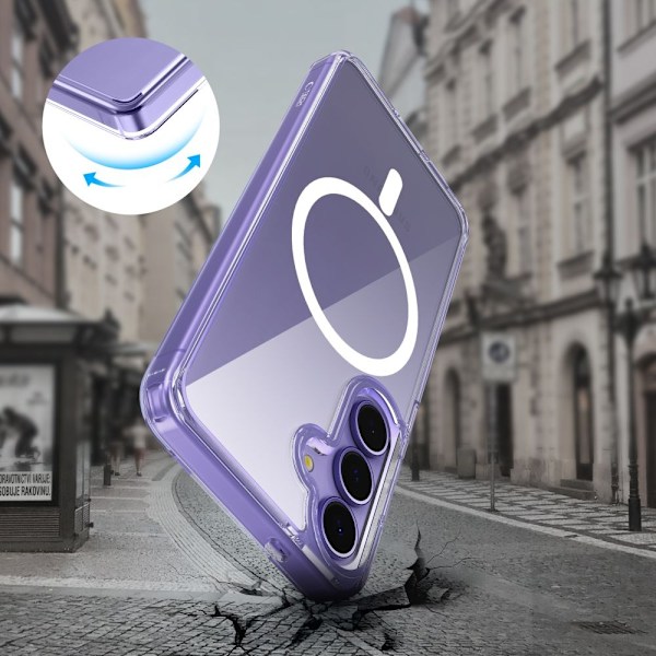 Tech-Protect Galaxy S25 Plus Skal MagSafe FlexAir Hybrid Transparent