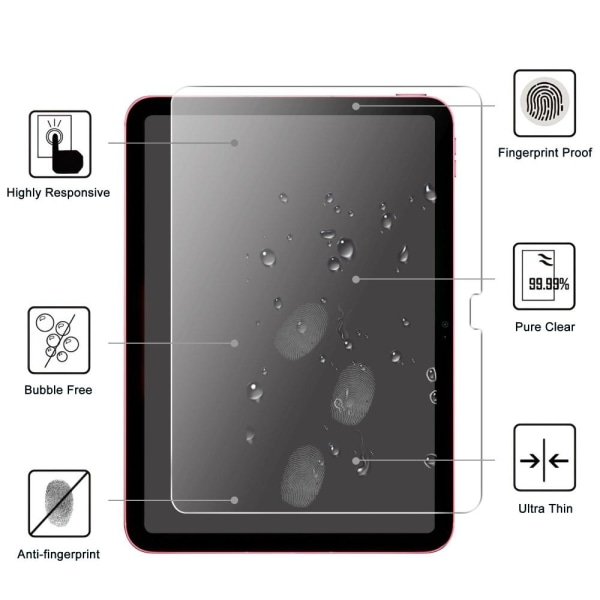 iPad 10.9 2022 Skärmskydd Härdat Glas