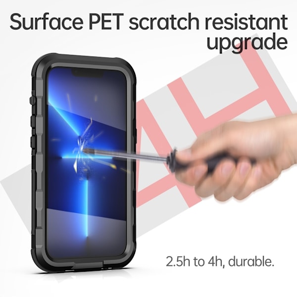 ShellBox iPhone 13 Pro MagSafe IP68 Aluminium Vattentät Skal Svart