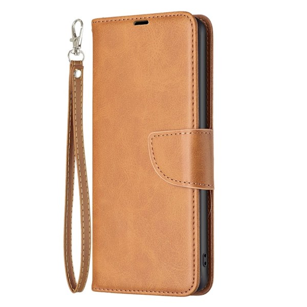 Xiaomi Redmi Note 14 4G Fodral Läder Solid Shark Brun