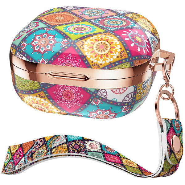AHASTYLE Galaxy Buds 2/2 Pro/Pro/Live Skal Pattern Boho