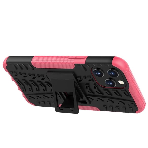 iPhone 12 Pro Max - Ultimata Stöttåliga Skalet med Stöd - Rosa Pink Rosa