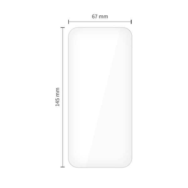 Tech-Protect iPhone 18 Pro/17 Pro/17/16 Pro 2-PACK Skärmskydd Härdat Glas
