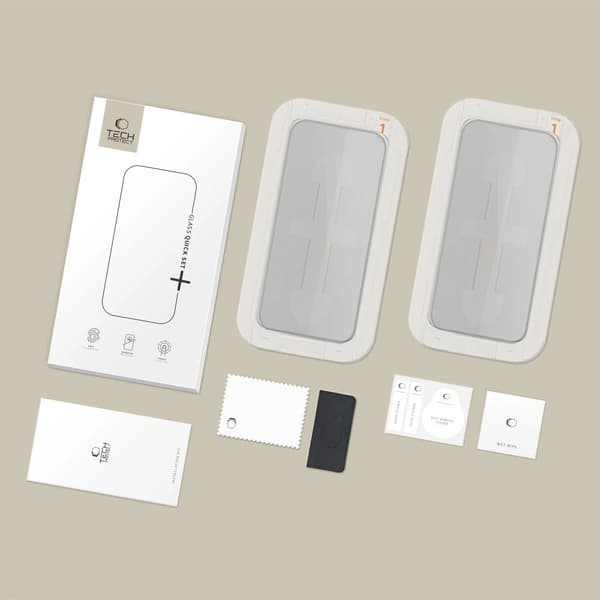 Tech-Protect iPhone 14 Pro 2-PACK Skärmskydd Quick Set Spy+ Privacy