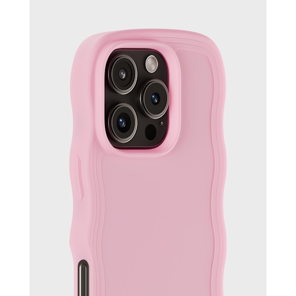 holdit iPhone 16 Pro Max Skal Wavy Pink