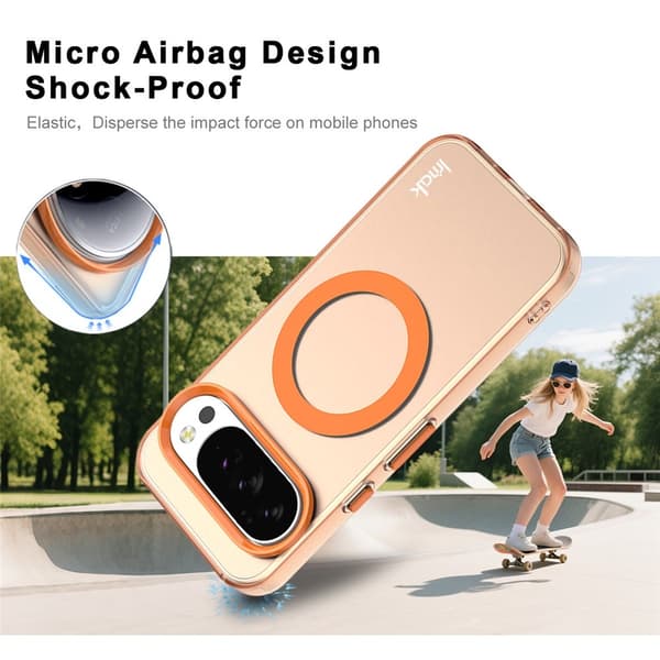 IMAK Google Pixel 10 Pro XL Skal MagSafe Anti Drop Orange