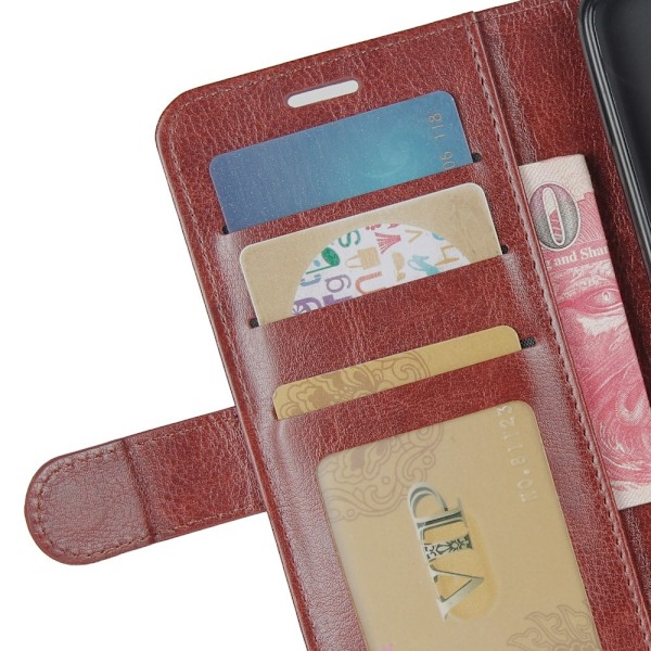 Nokia 3.2 - Plånboksfodral - Brun Brown Brun