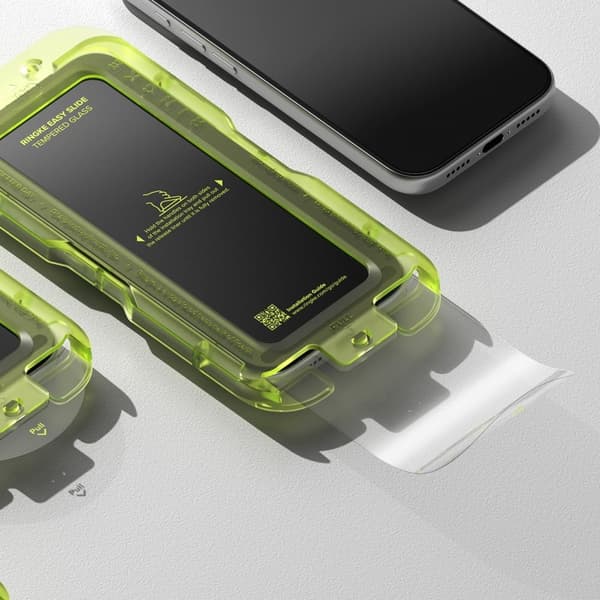 Ringke iPhone 18 Pro/17 Pro 2-PACK Easy Slide Skärmskydd Härdat Glas