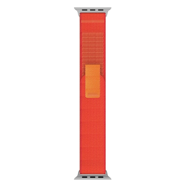 Apple Watch 42/44/45/49 mm Armband Nylon Trail Loop Orangeröd