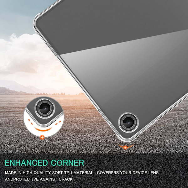 Lenovo Tab M10 Plus Gen 3 Skal TPU Matt Transparent