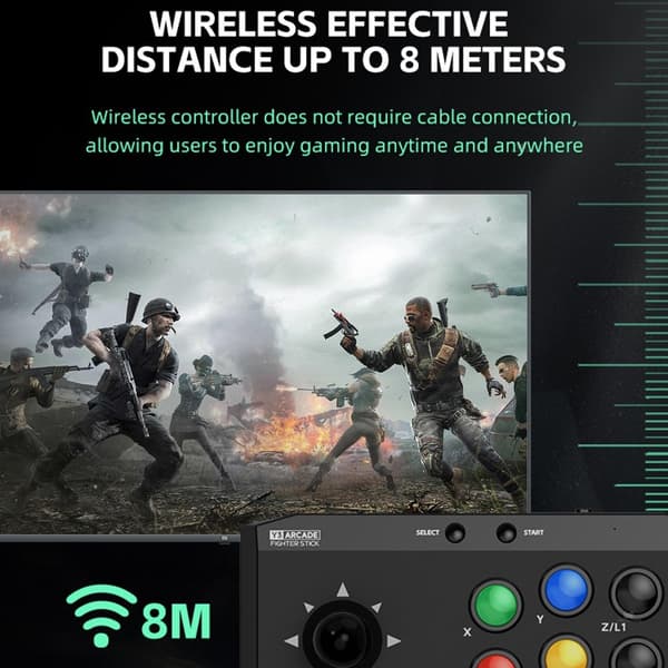 DATA FROG Trådlös Joystick Kontroll För PC / Android /  iOS