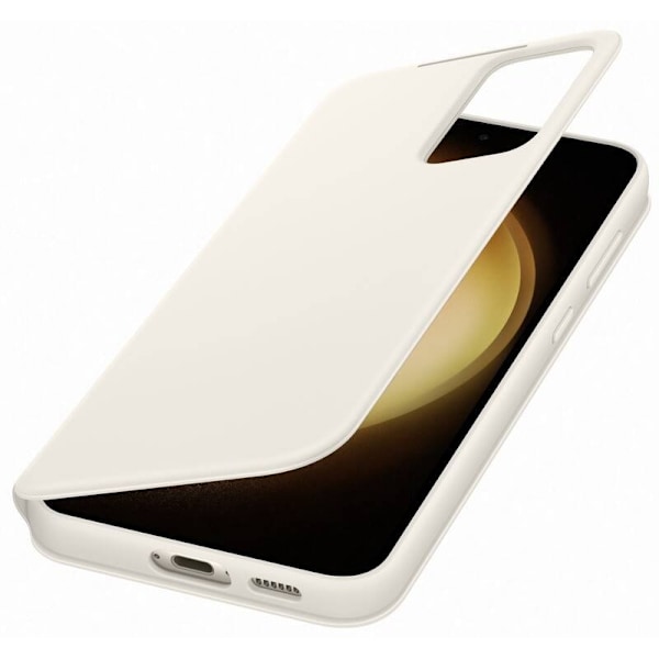Samsung Galaxy S23 Plus Fodral Clear View Cream