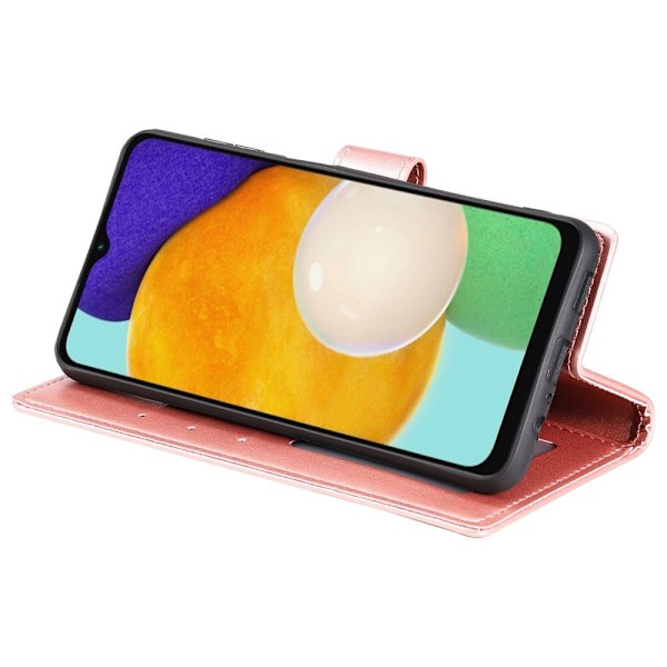 Samsung Galaxy A54 5G Fodral Mandala Läder Roséguld