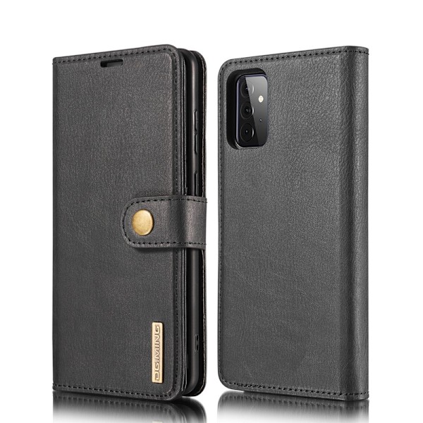 Samsung Galaxy A72 - DG.MING 2in1 Magnet Fodral - Svart Black Svart
