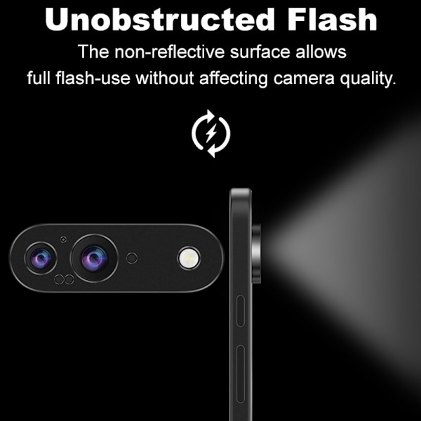 IMAK Google Pixel 9 Linsskydd Metall Svart