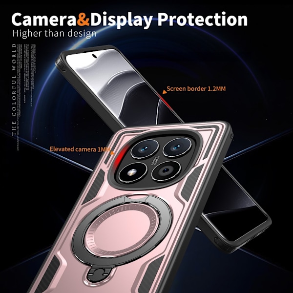 Xiaomi Redmi Note 14 Pro 5G Skal MagSafe Kickstand Hybrid