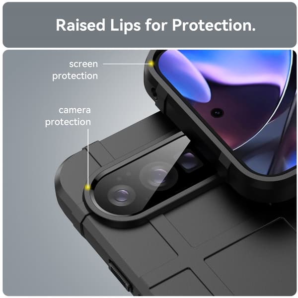 Google Pixel 10 Pro XL Skal Robust Svart