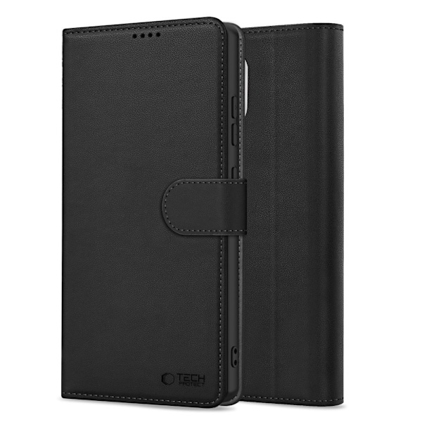 Tech-Protect Motorola Moto G15/G15 Power Fodral Läder Matt Svart