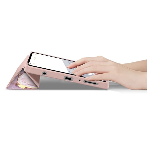Tech-Protect Samsung Galaxy Tab A11/A9 Fodral SmartCase Marble