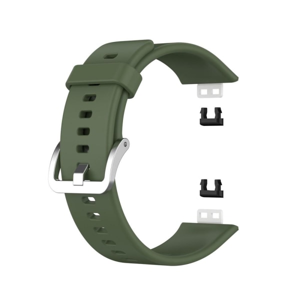 Silikon Armband För Huawei Watch Fit - Grön Green Grön