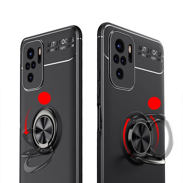 Xiaomi Redmi Note 10S - Ring Skal - Röd