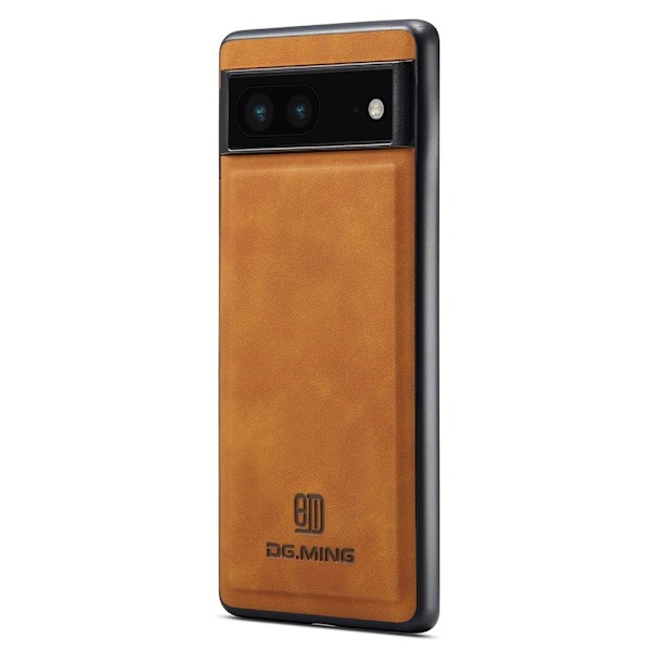 DG.MING Google Pixel 6A Skal Läderbelagt Brun