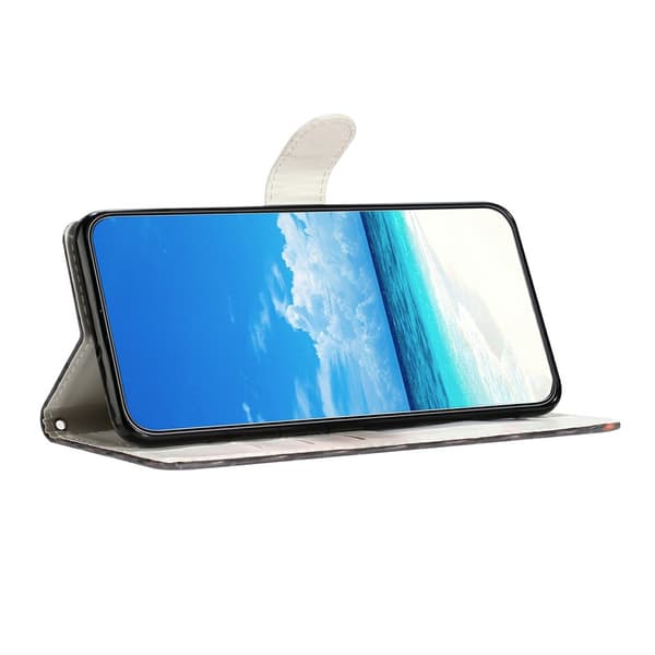 Samsung Galaxy A57 5G Fodral Med Tryck Lila Marmor