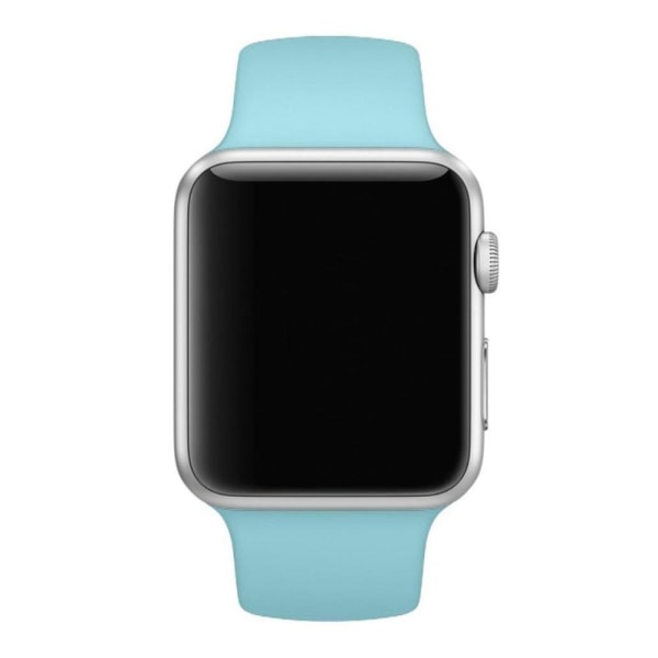 Silikon Armband Apple Watch 42/44/45 mm (S/M) - Cyan