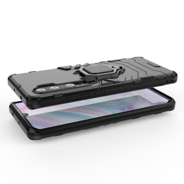 Xiaomi Mi Note 10/10 Pro - Hybrid Ring Skal - Svart Black Svart