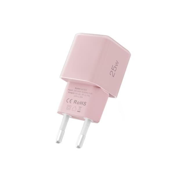 Tech-Protect 25W PD USB-C Väggladdare Baby Pink