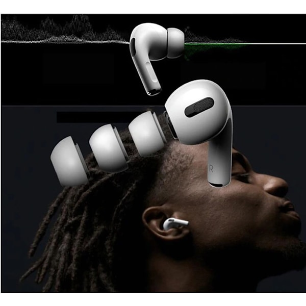 Tech-Protect AirPods Pro 2/1 3-PACK Öronpluggar Svart