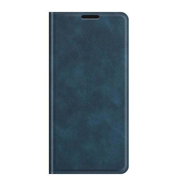 Samsung Galaxy S22 Plus Fodral Flip Silkeslent Blå