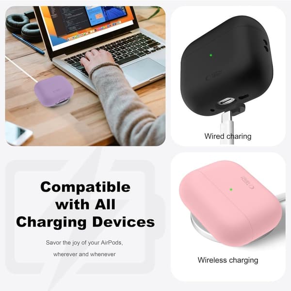 Tech-Protect AirPods Pro 3 Skal Silicone Navy Blue
