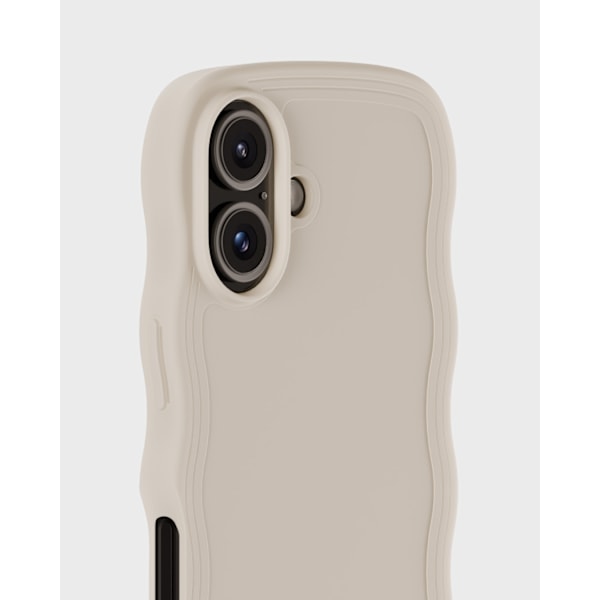 holdit iPhone 16 Skal Wavy Light Beige