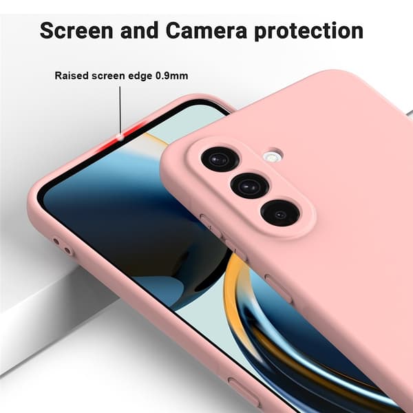 Samsung Galaxy A17 Skal Liquid Silikon Rosa