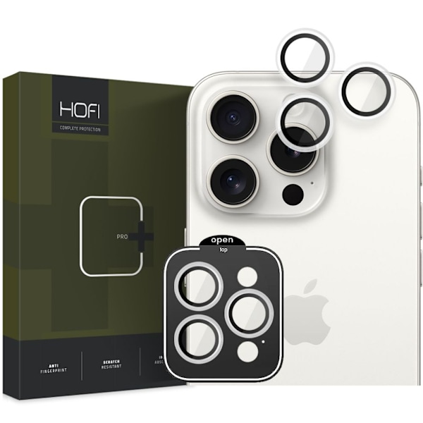 HOFI iPhone 15 Pro Max/15 Pro Linsskydd CamRing Pro+ Clear