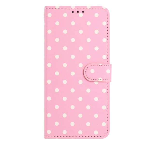 OnePlus Nord CE5 Fodral Polka Dot Rosa / Vit