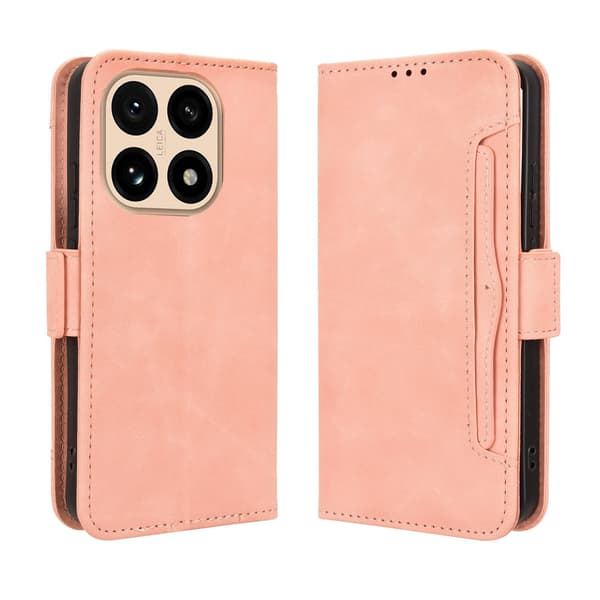 Xiaomi 15T Fodral Med Avtagbart Kortfack Rosa
