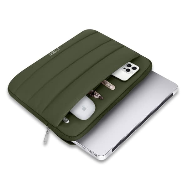 Tech-Protect Laptop Fodral 13-14" Fluffy Army Green