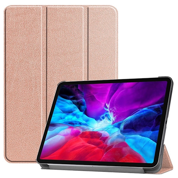iPad Pro 12.9 (2018/2020) - Tri-Fold Stödjer Apple Pen Laddning - Roséguld Roséguld Roséguld