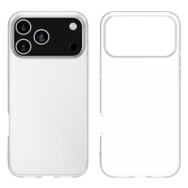 iPhone 17 Pro Skal Slim Fit TPU Transparent