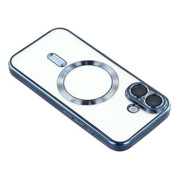 iPhone 17 Skal MagSafe Electroplated TPU Blå