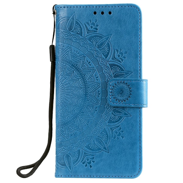 Xiaomi Mi 11 - Mandala Läder Fodral - Blå Blue Blå