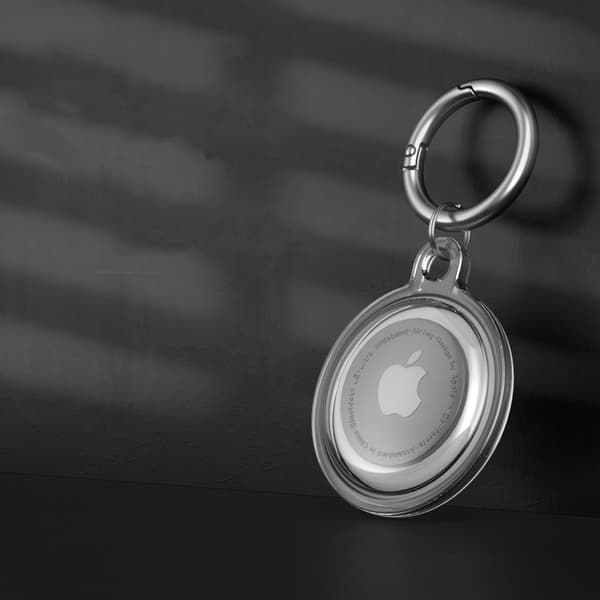 Tech-Protect Apple AirTag 2/1 Hållare Nyckelring Icon Transparent