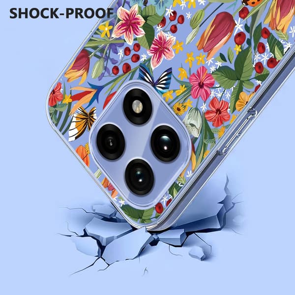 OnePlus 15 Skal TPU Med Tryck Blommor